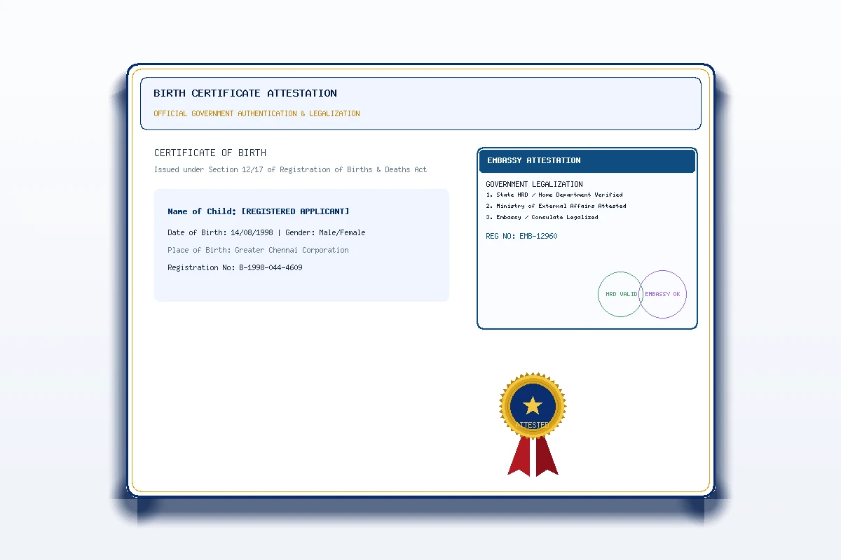 Birth Certificate Attestation - Honey Attestation
