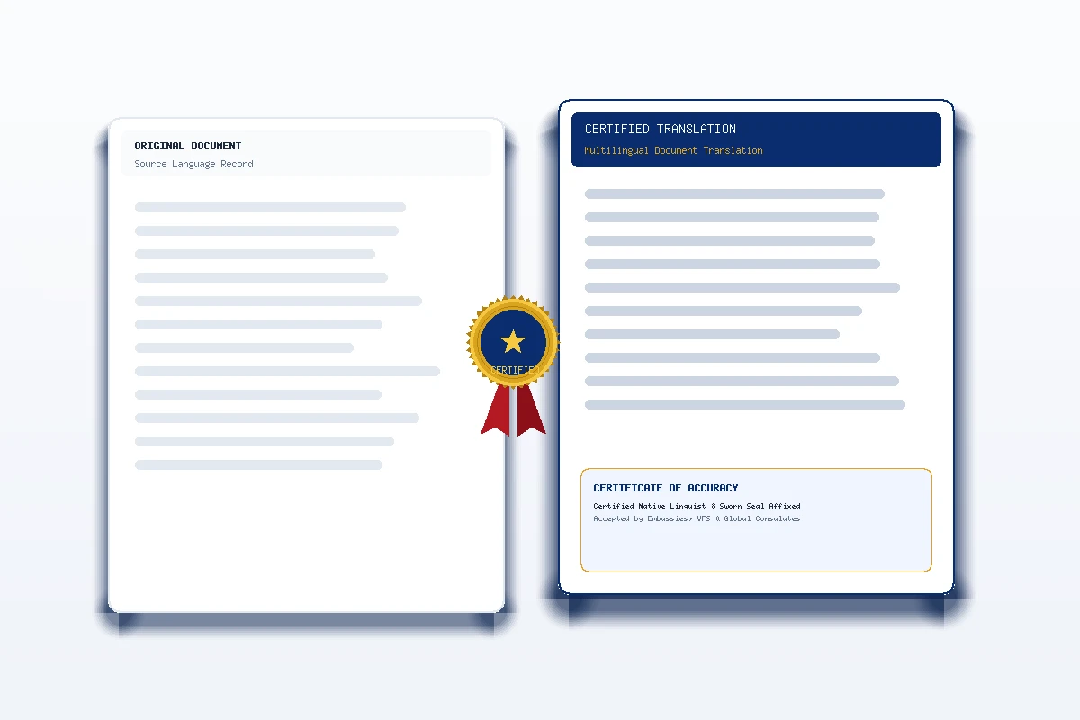 Multilingual Document Translation - Honey Attestation